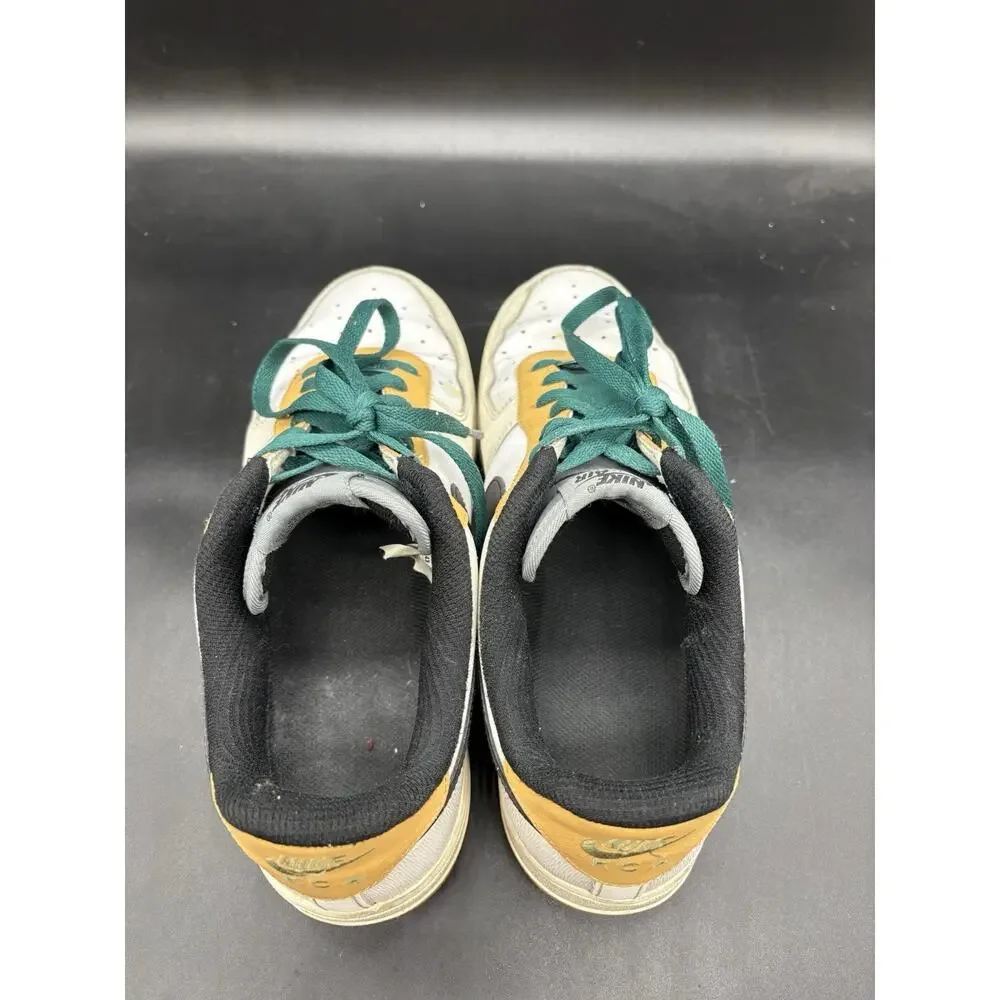 Nike Air Force 1 Low NIKE ID BY YOU White Green Yellow Mens Size 9.5 KCA